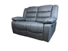SORRENTO  2 seater Fabric Recliner Sofa- Grey