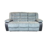 Rio Fabric & Leather - Recliner Sofa - 3 Seater 2 Seater - Foam Cushions