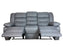 SORRENTO  3+2 seater Fabric Recliner Sofa set- Grey