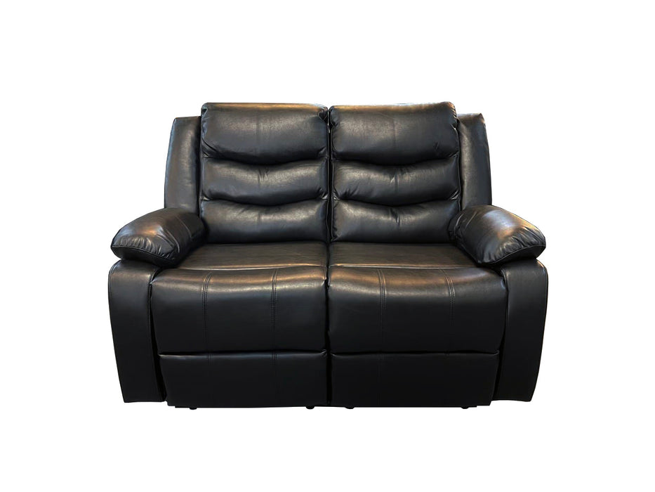 ROMA 3+2 RECLINER HIGH QUALITY LEATHER AIRE-BLACK, GREY & BROWN