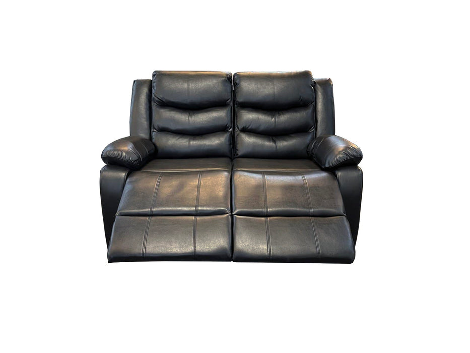 ROMA 3+2 RECLINER HIGH QUALITY LEATHER AIRE-BLACK, GREY & BROWN
