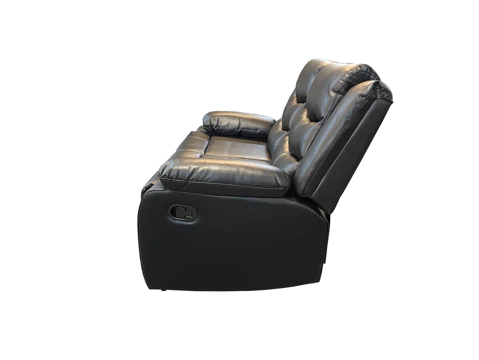 ROMA 2  SEAT RECLINER HIGH QUALITY LEATHER AIRE-BLACK, GREY & BROWN