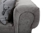 VERONA 3+2 Seater Full Back Fabric Sofa Set - Grey