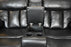 VANCOUVER Recliner 3+2 Sofa in Leather Air-Black, Grey & Brown